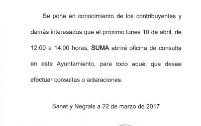 CONSULTA DE SUMA EN AYUNTAMIENTO